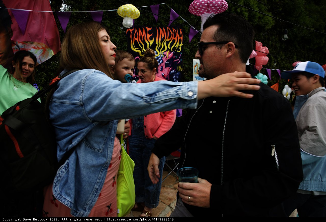 Lively Conversations at Cam's Grad Party