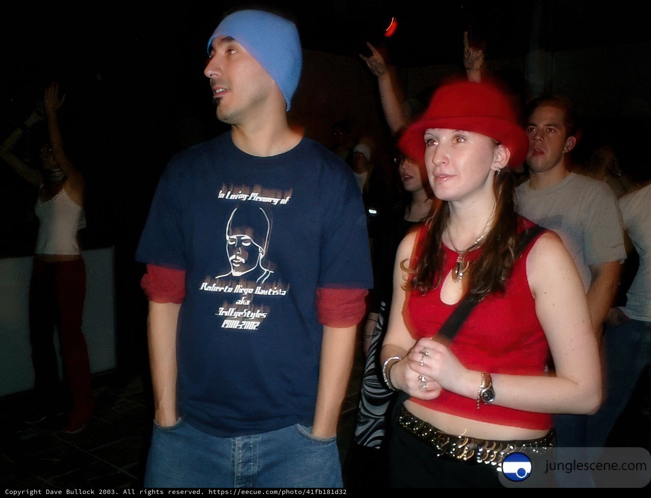 Partygoers Posing for the Camera