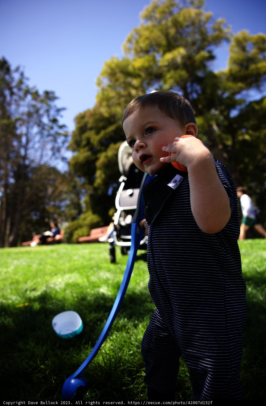 Delightful Delores Park: A Baby's Joyful Playtime