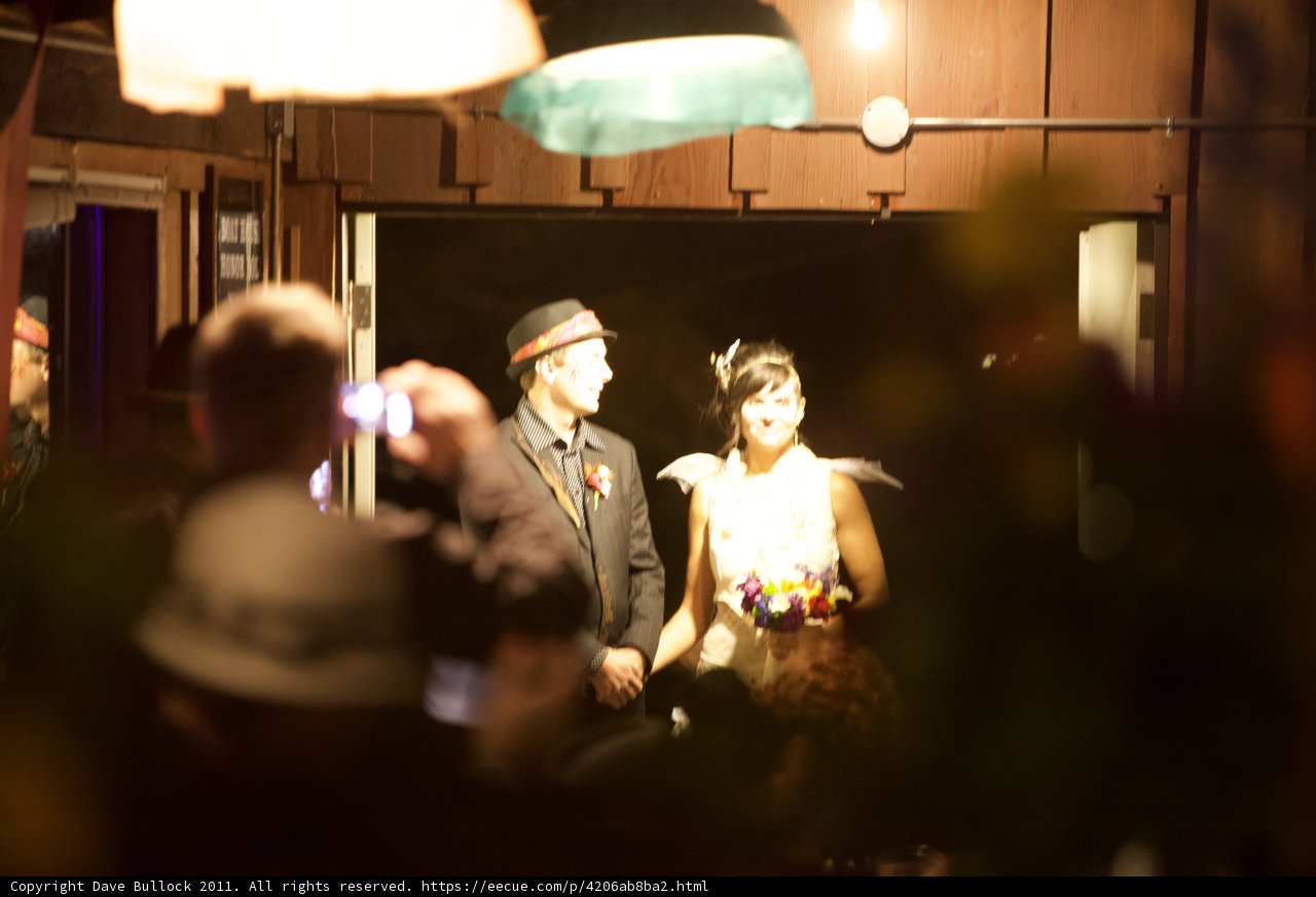 The Newlyweds at the Door