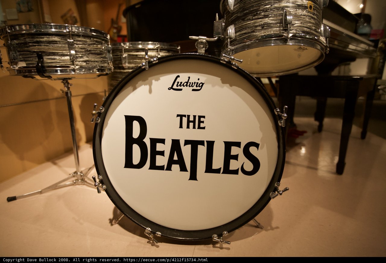 The Beatles Iconic Drum Kit