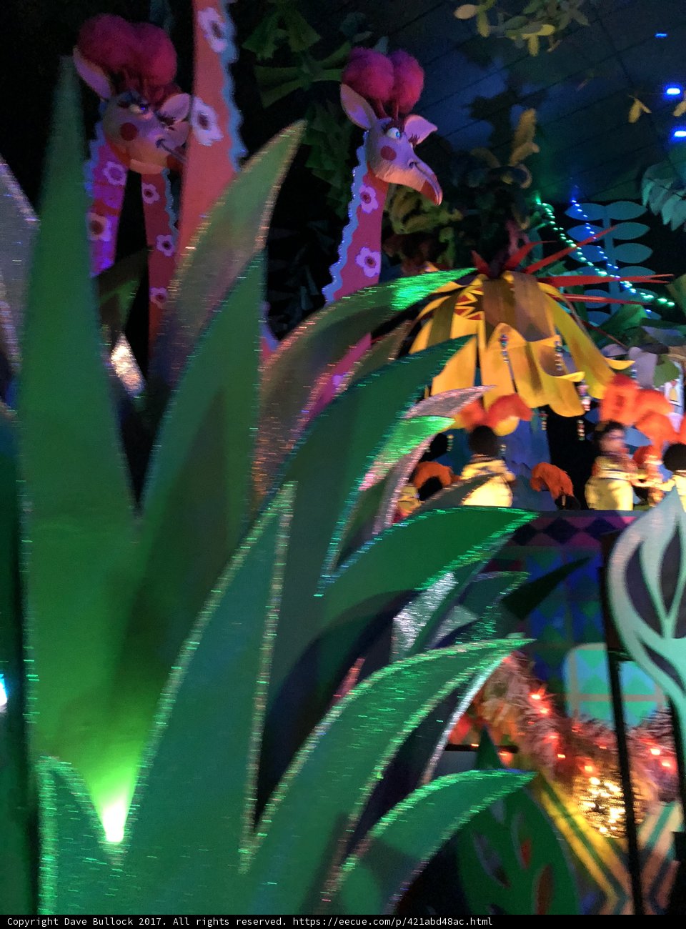Colorful Float at Disneyland