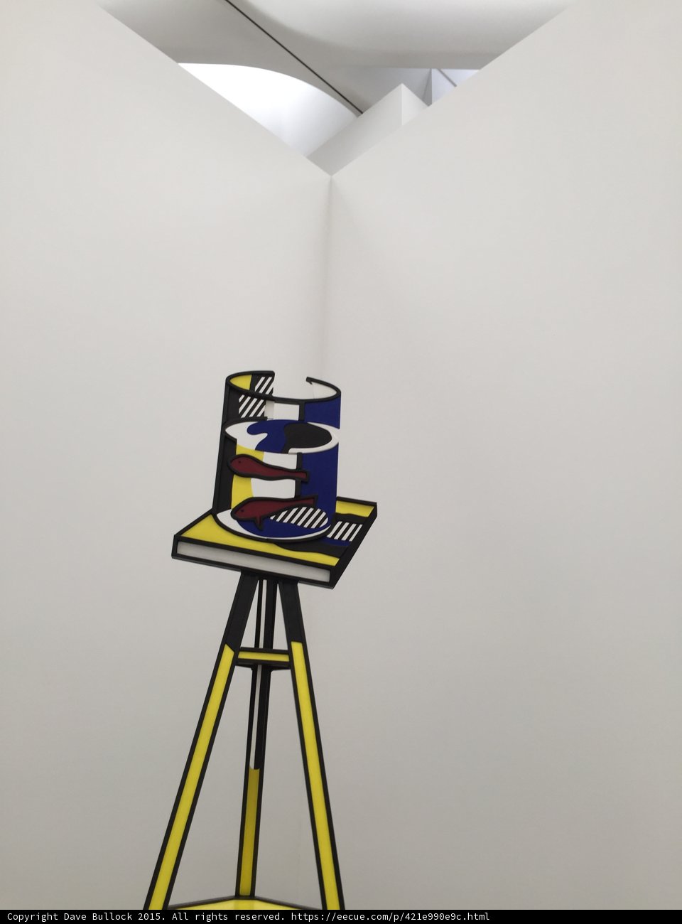 Bold and Beautiful Painting on a White Wall