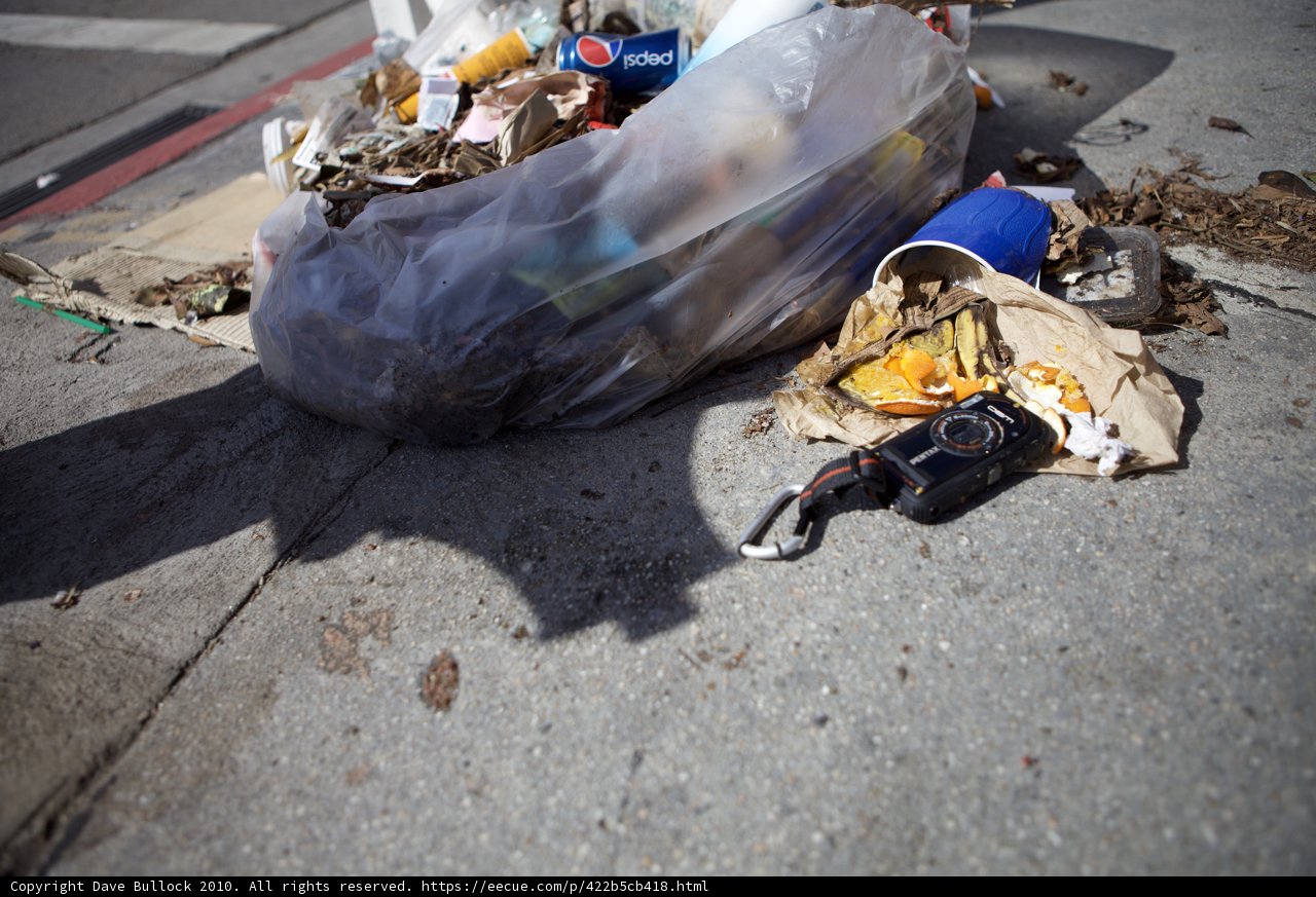 Abandoned Garbage Bag