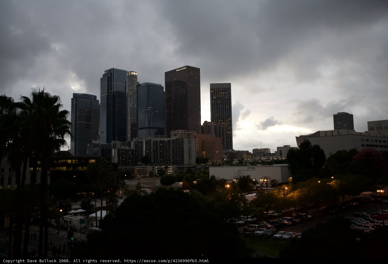 Los Angeles Cityscape at Sunset
