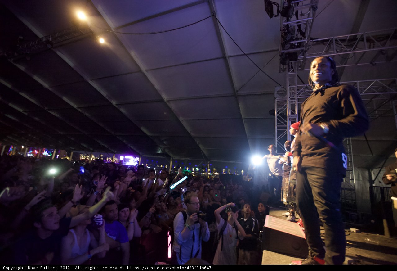 A$AP Rocky Rocks Coachella Stage