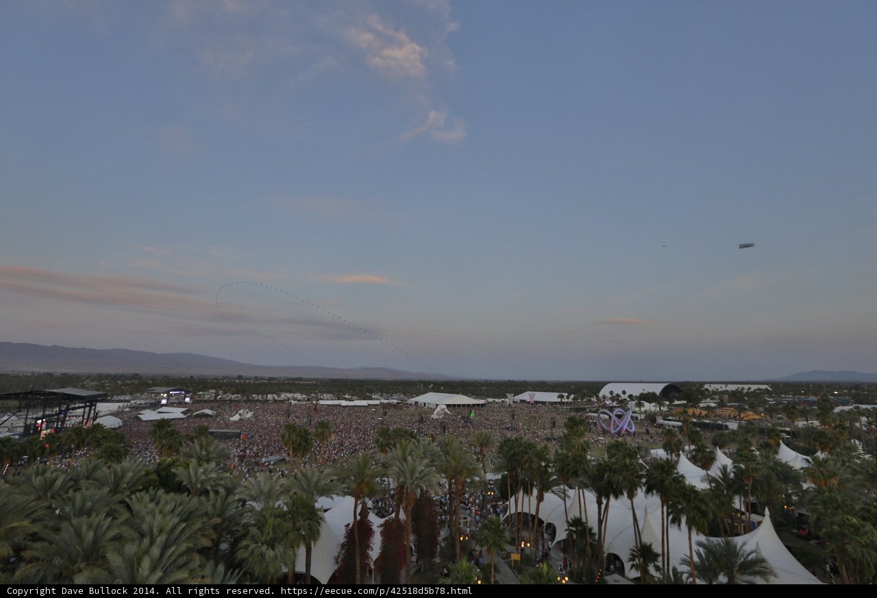 Coachella Crowd Under the Summer Skies