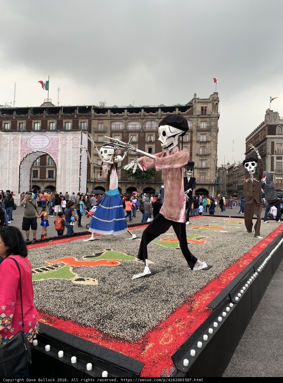 Skeleton Parade Takes Over the Streets of Cuauhtémoc