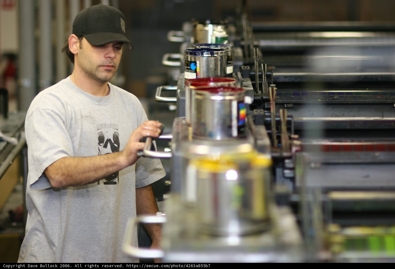 Factory Worker at the Brewery