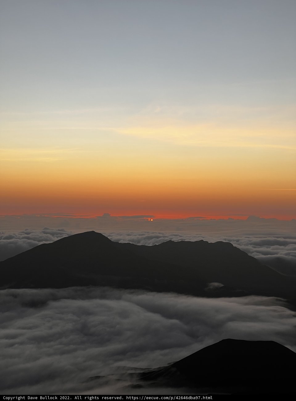 Above the Clouds at Mauna Kea Summit