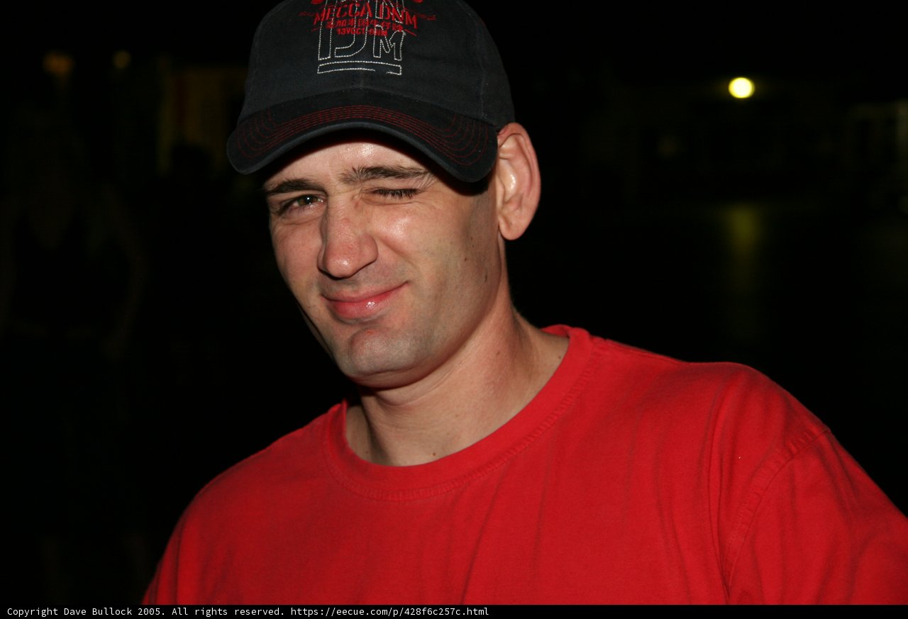 Red Shirt, Baseball Cap