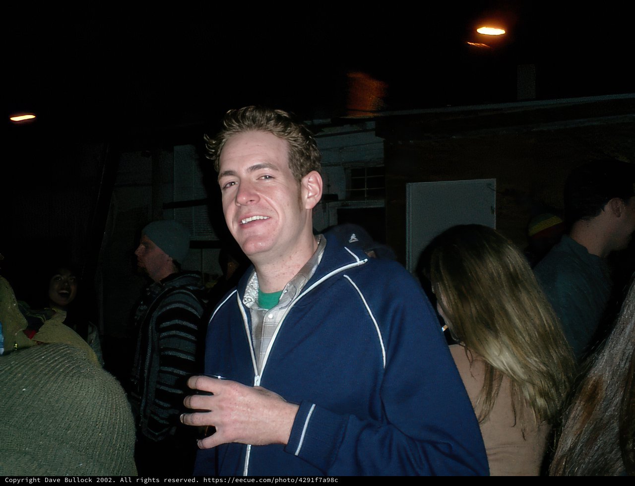 Smiling Connor Enjoying a Night Out