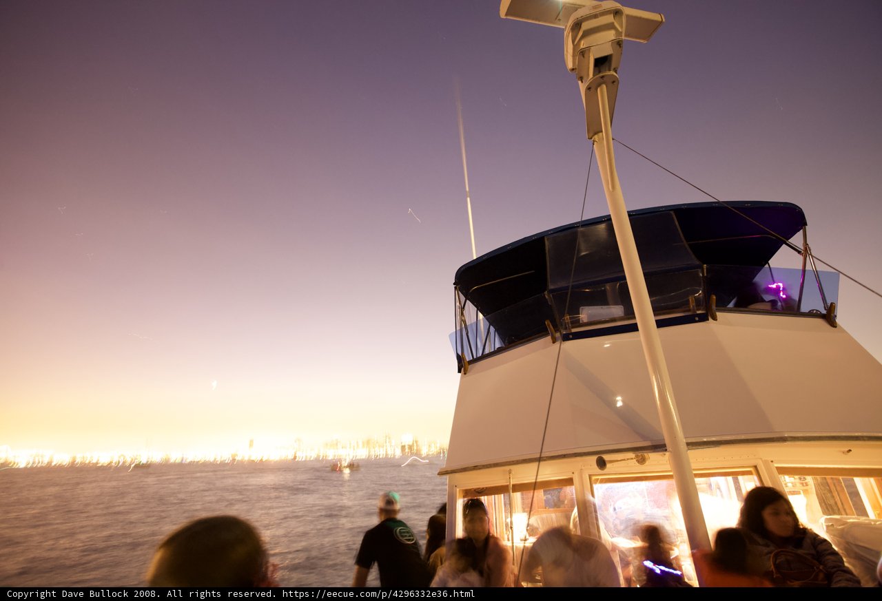 Fourth of July Celebration on a Yacht