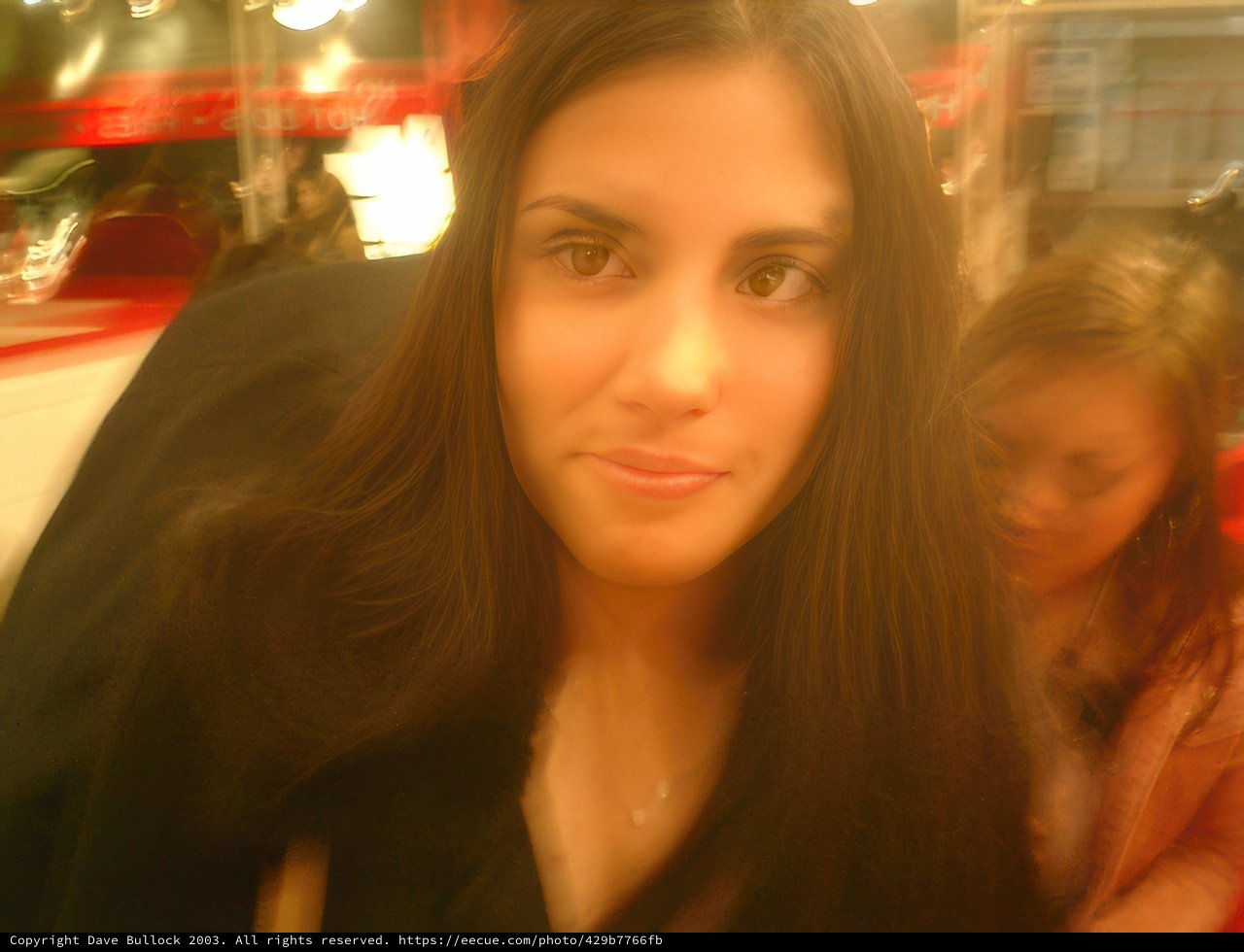 Blurry Portrait of a Young Girl