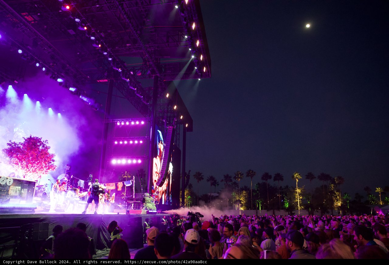 Electric Vibes Under the Coachella Moonlight