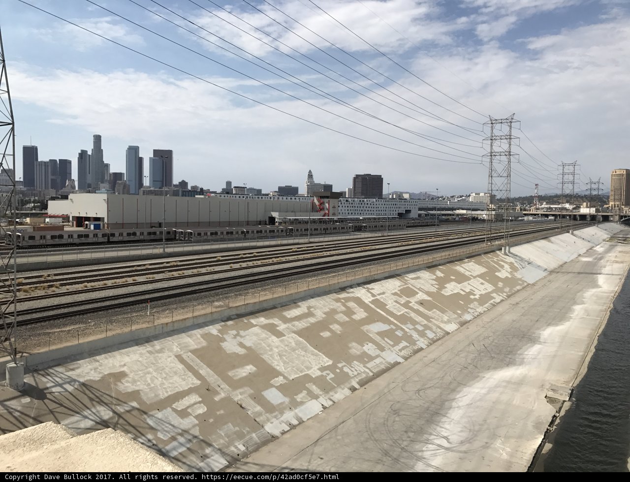A Cityscape View from the Top of a Bridge