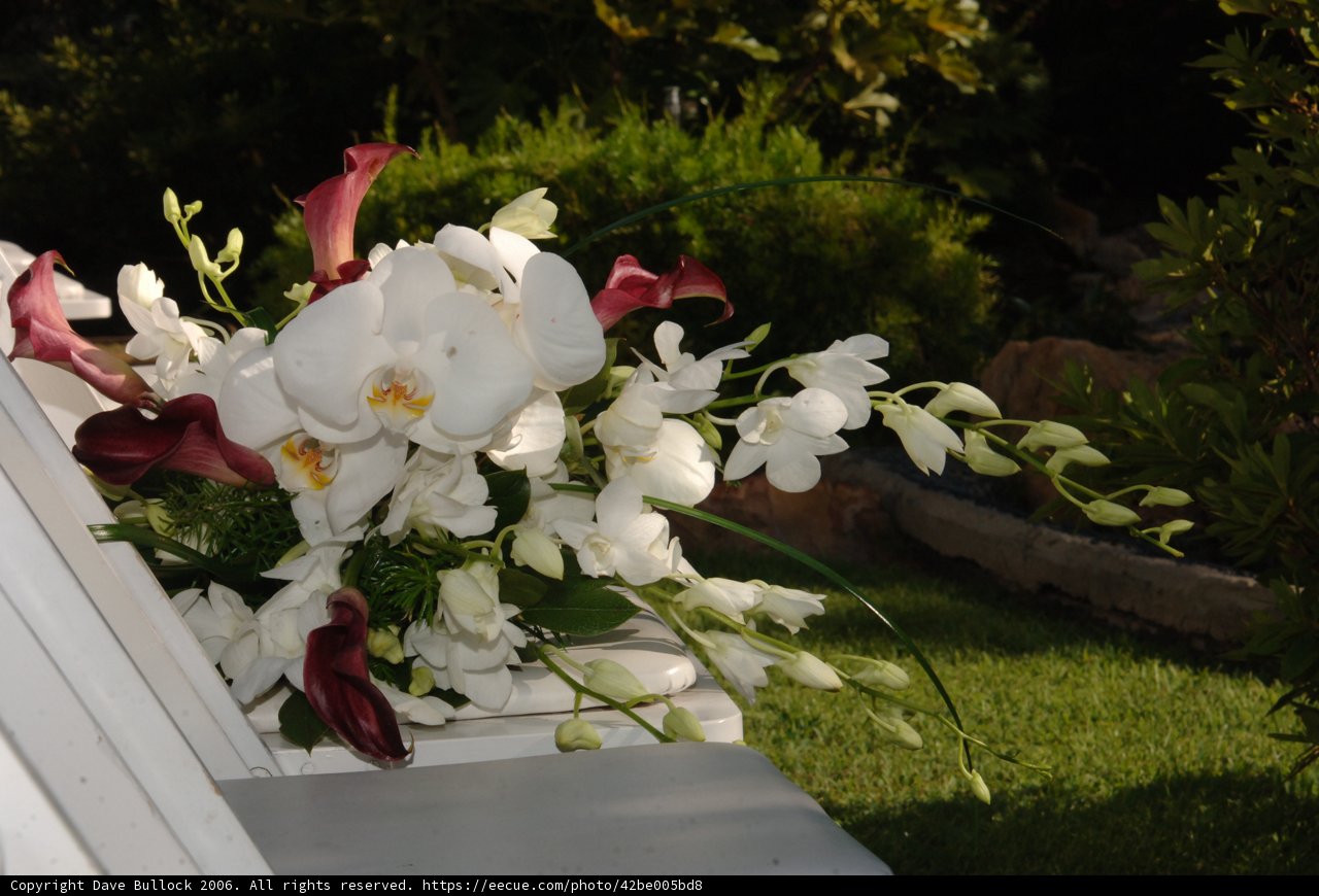 A Serene Spot for the Flower Bouquet
