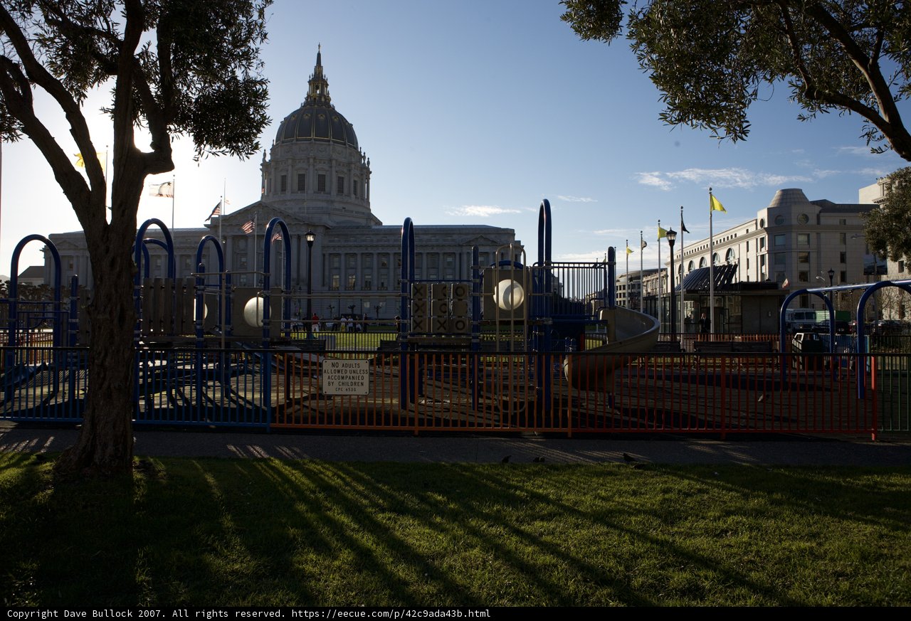 Urban Playground with Towering Landmarks
