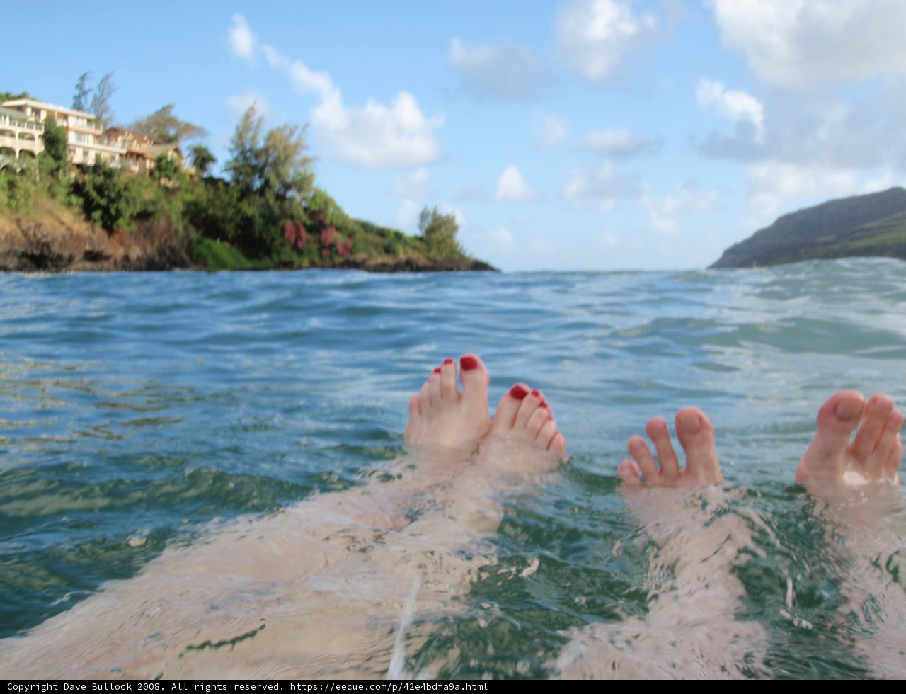 Barefoot in the Blue Ocean