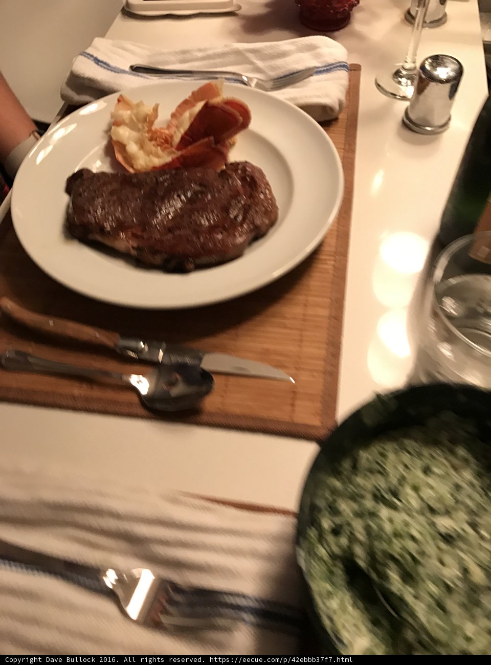 Decadent Steak Dinner