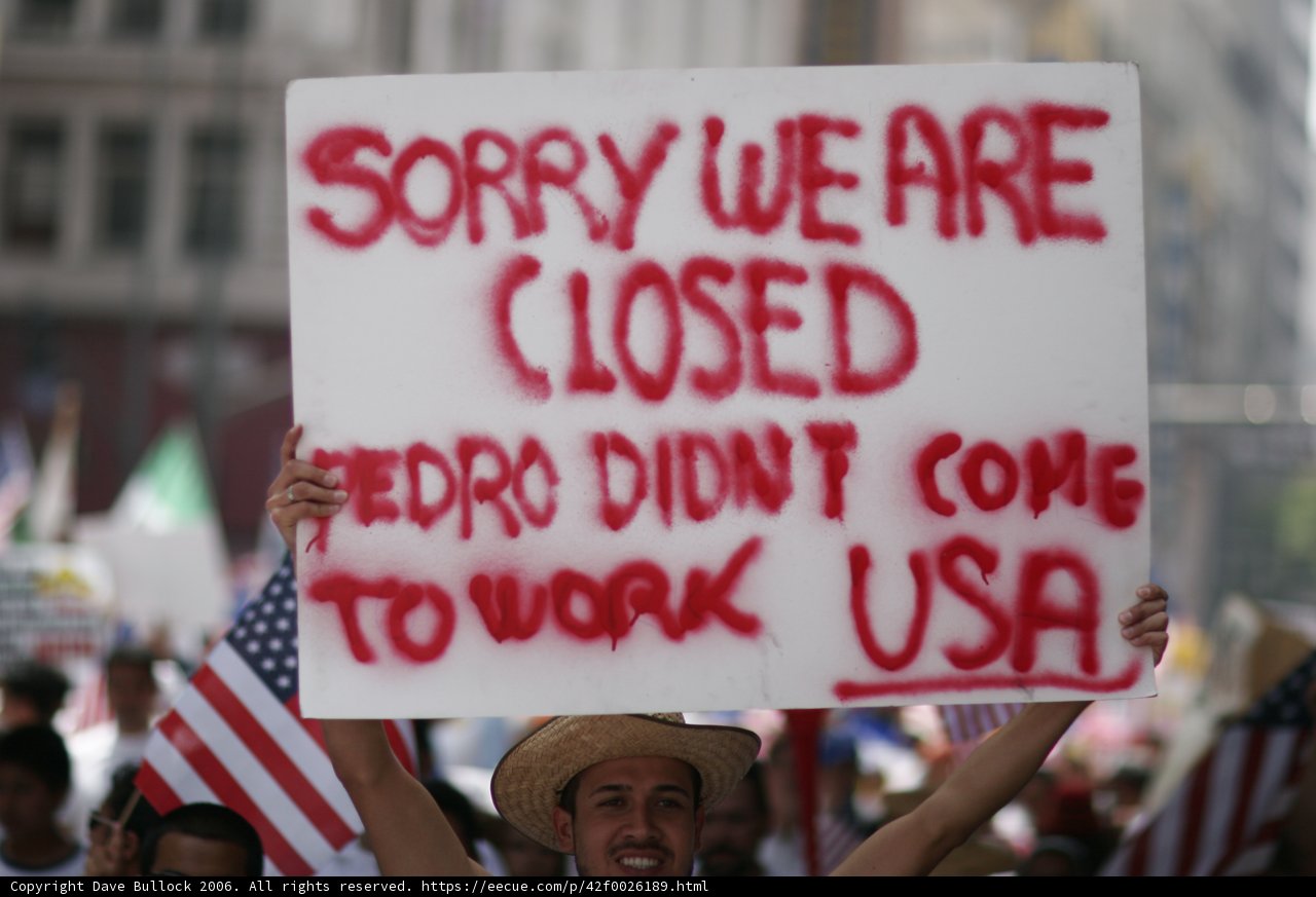 Sorry, We're Closed: One Man's Protest
