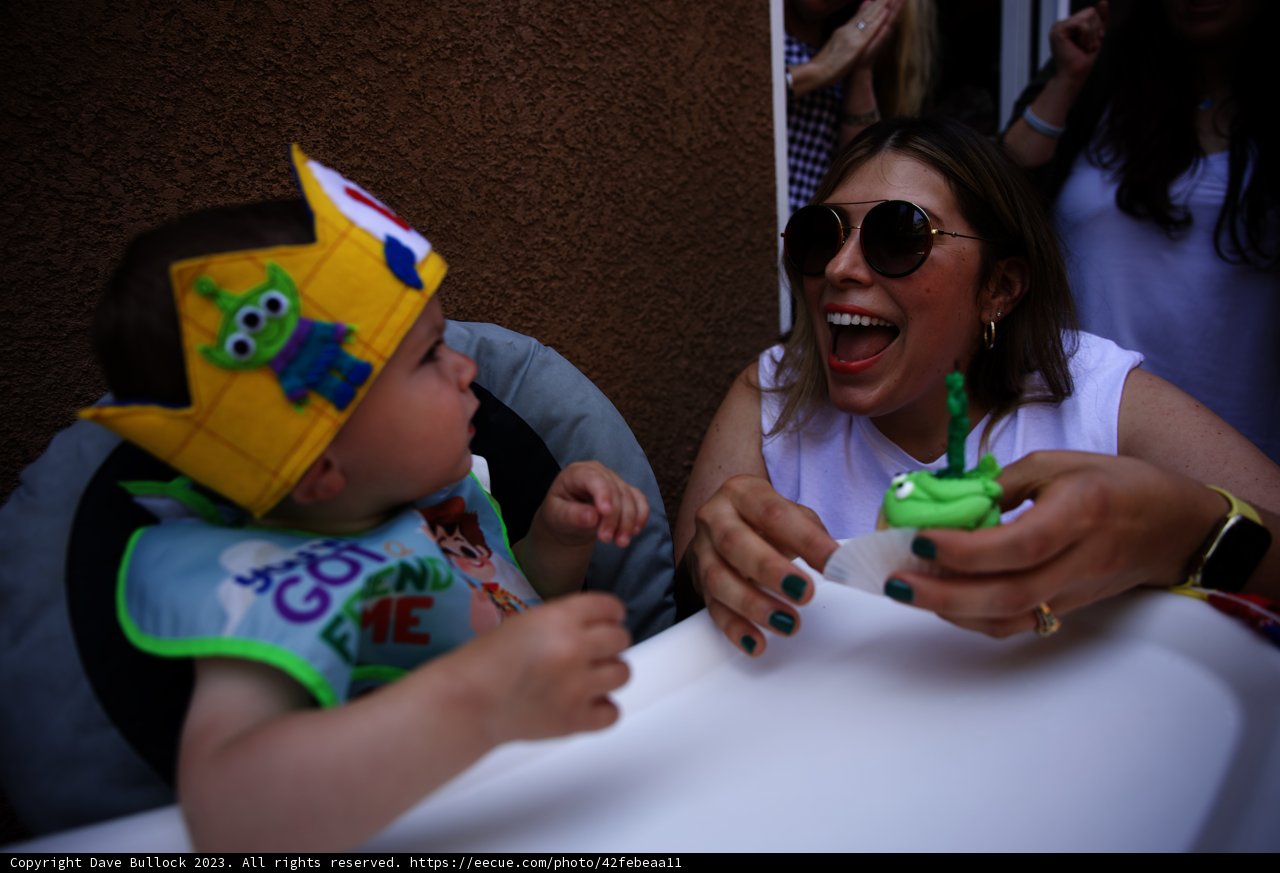 Queen Mom and Her Little Prince at Wesley's First Birthday Bash
