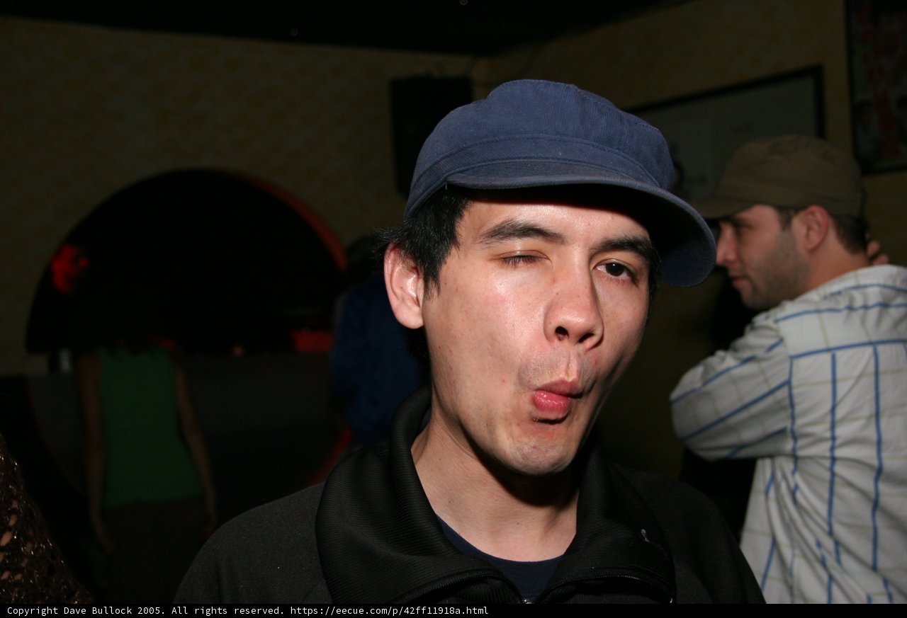 Blue Hat Man