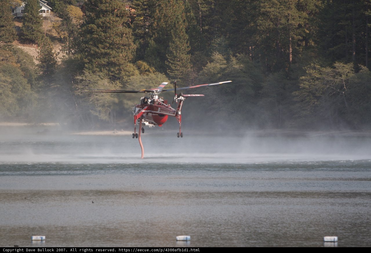 Aerial Firefighting by Helicopter