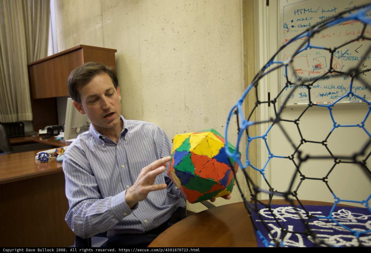 Colorful Fabric Ball on Plywood Table
