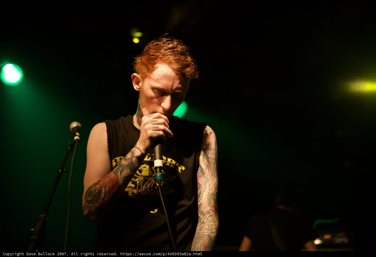 Tattooed Singer Rocking Out on Stage