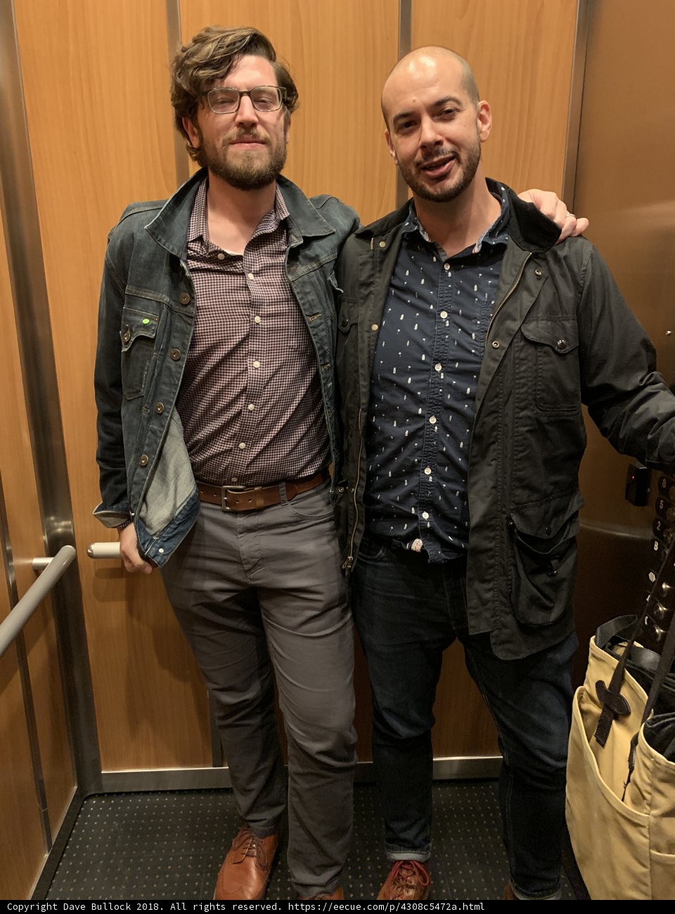 Up Close and Personal in the Elevator