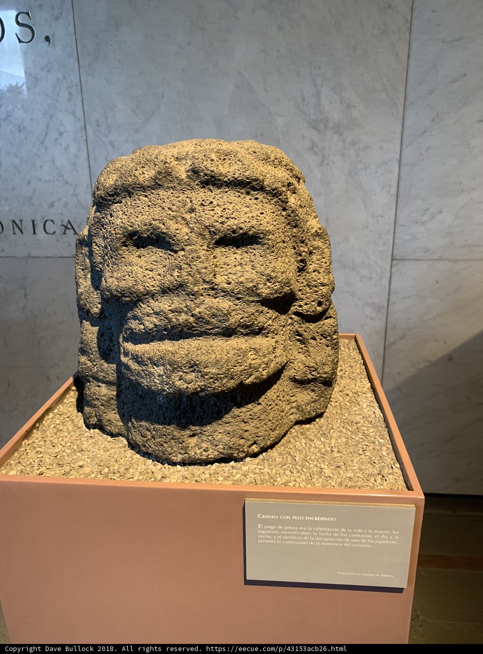Stone Head of Ancient Person