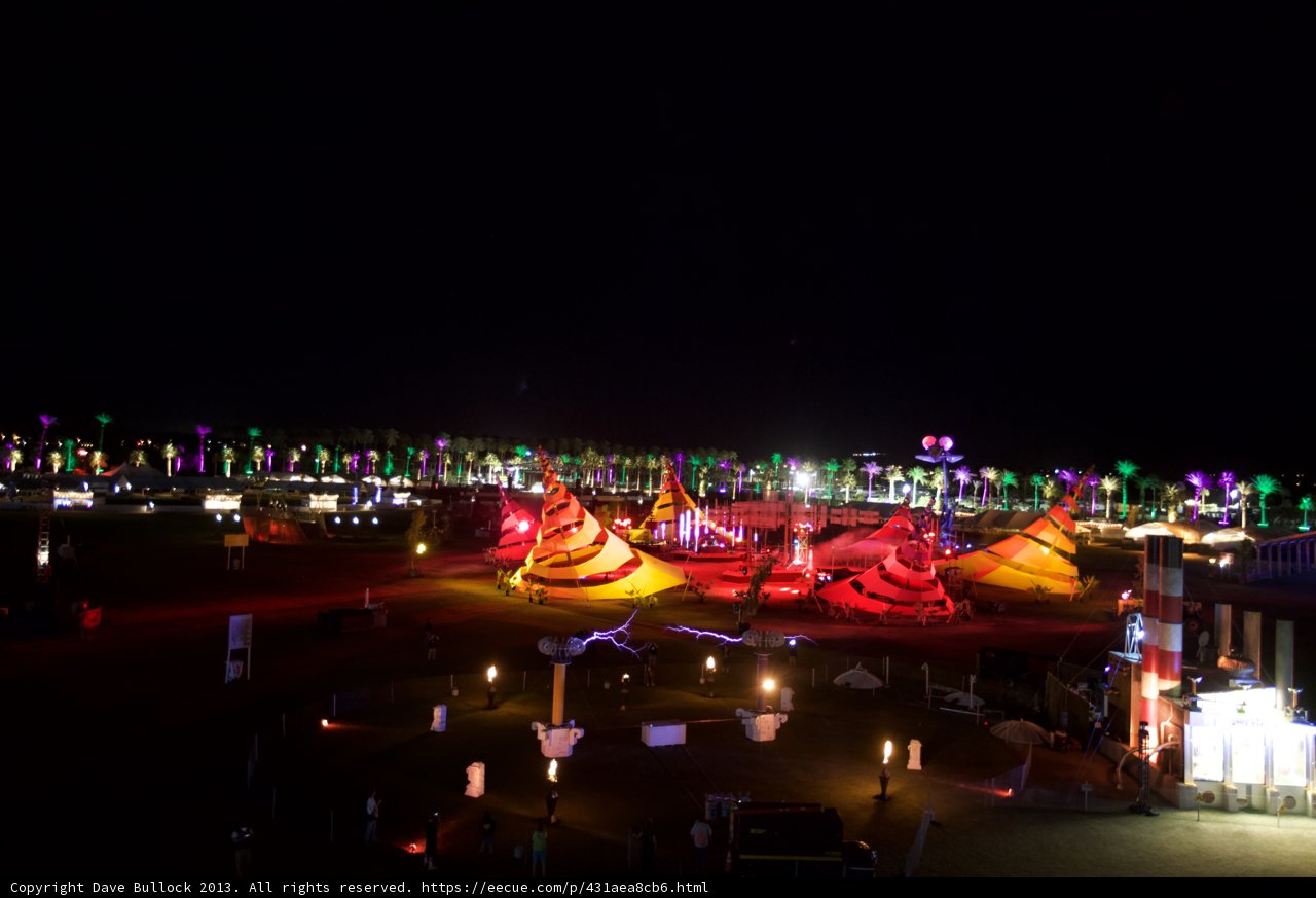 Oceanic Metropolis Illuminated with Vibrant Lights