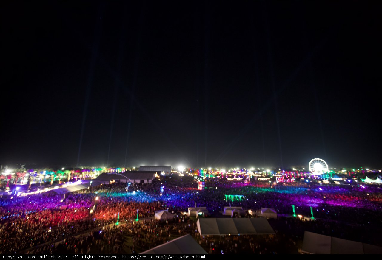 Colorful Lights and a Thrilling Crowd at Coachella