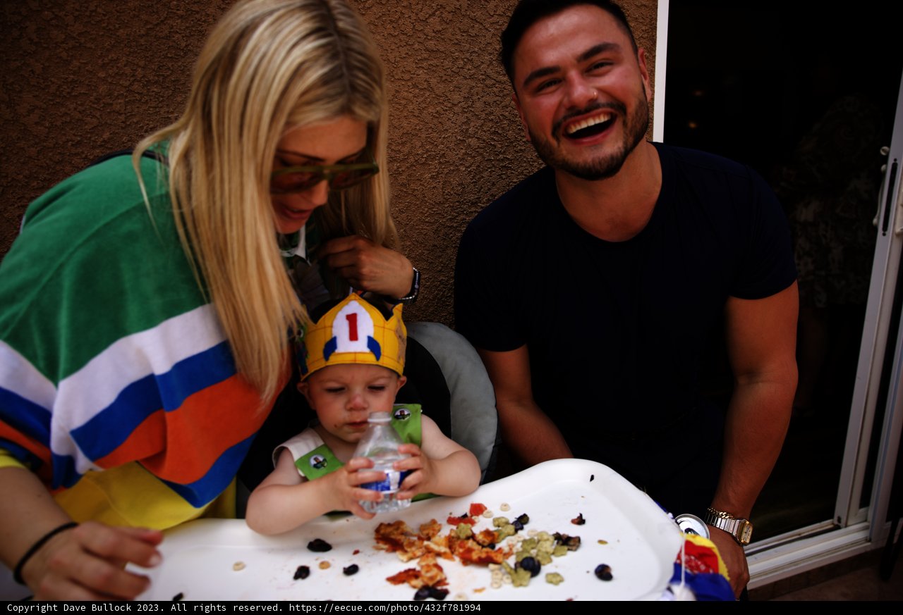 Celebrating Wesley's First Birthday