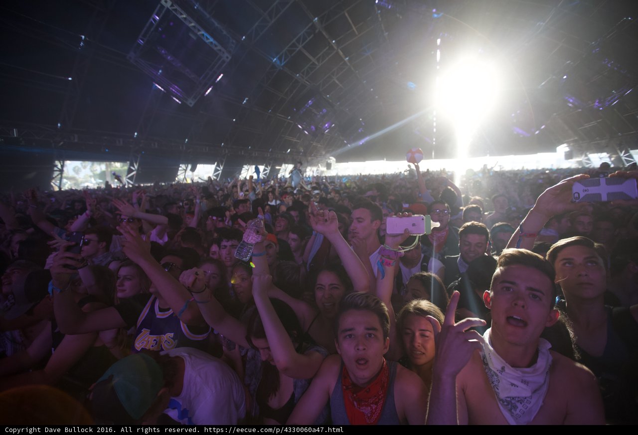 Coachella 2016 Concert Crowd