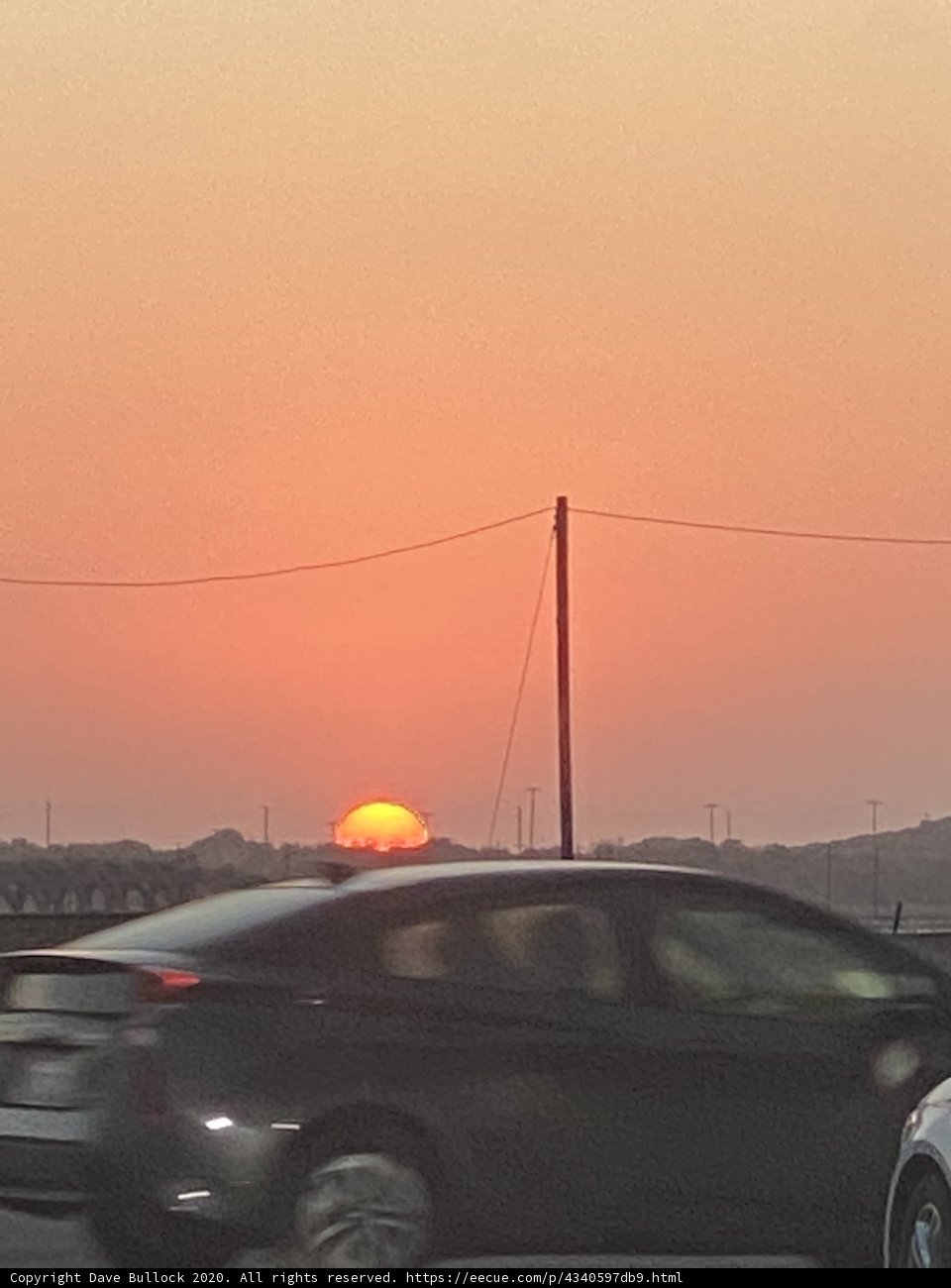Driving into the Sunset