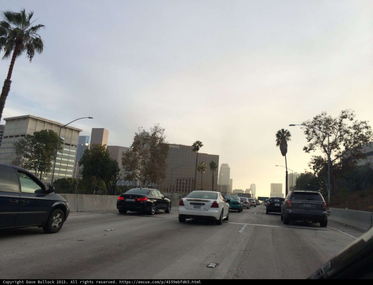 Rush Hour on the LA Freeway