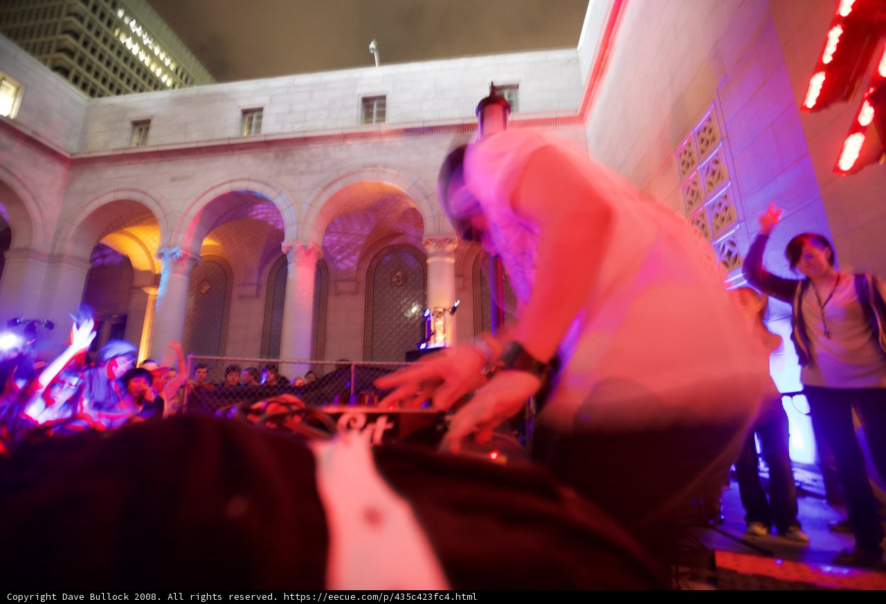 Urban DJ Set at Night Club