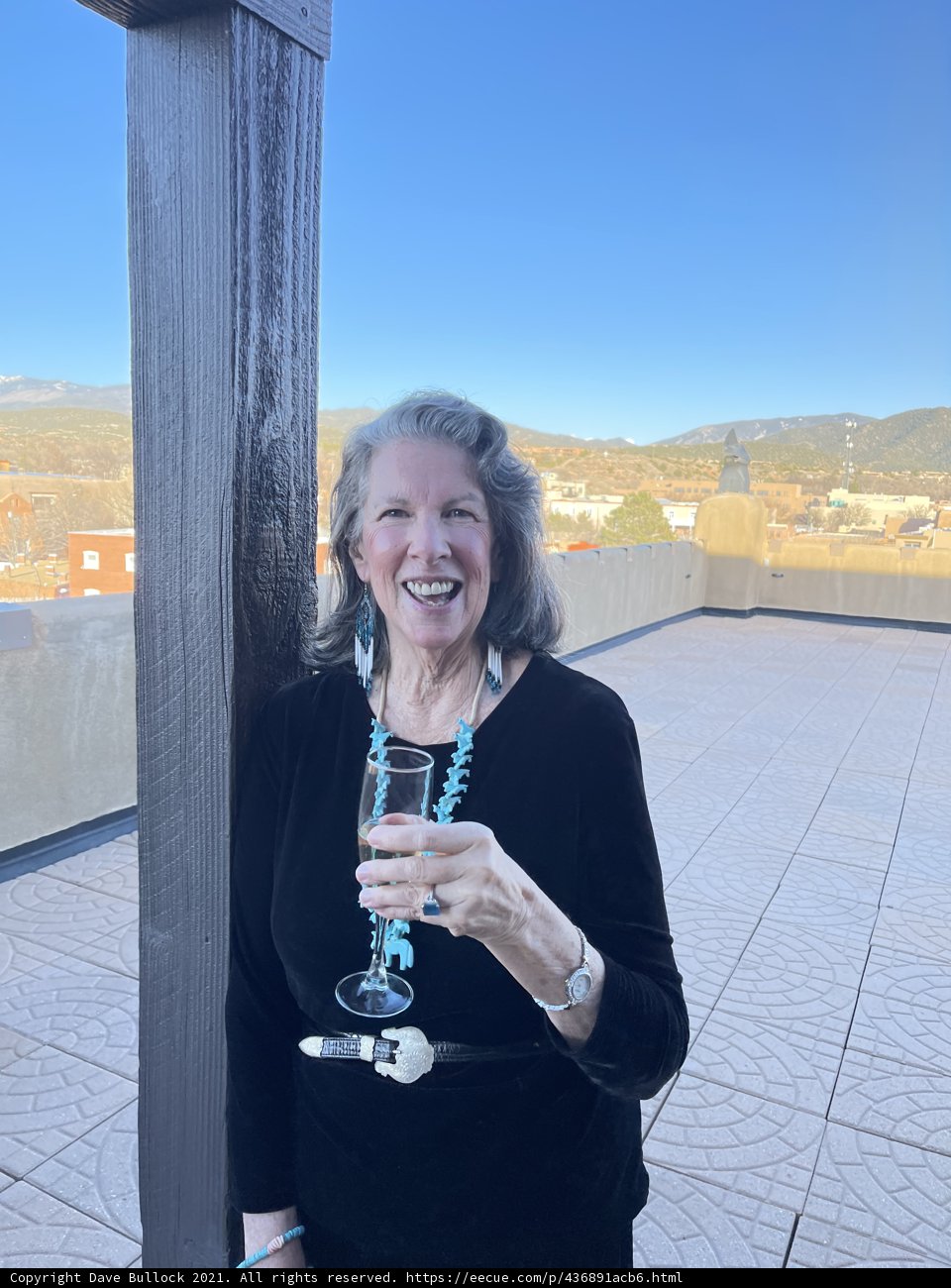 Wine and Sunshine on the Santa Fe Balcony