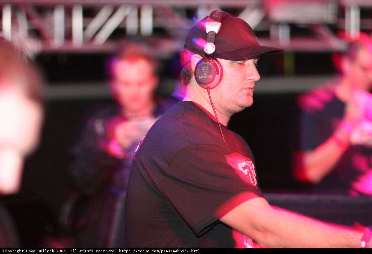 Partygoer Grooves to his Own Beat