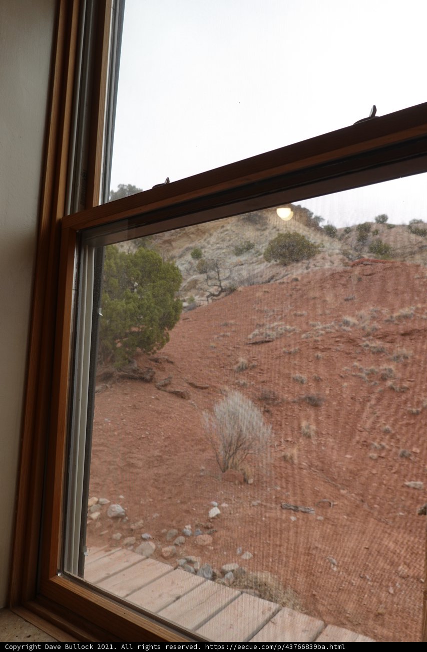 Desert View from a Window