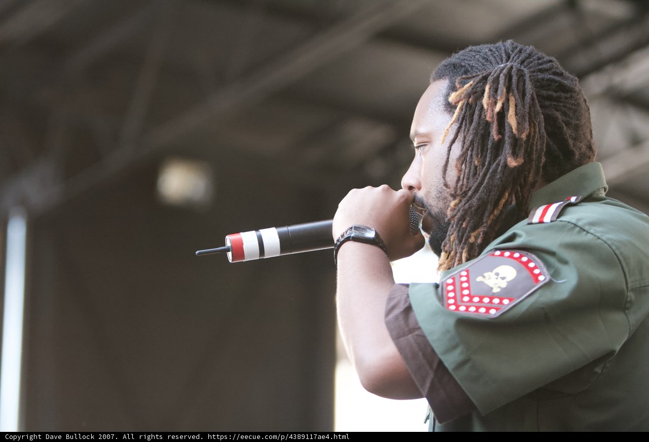 Solo Performance by a Dreadlocked Entertainer