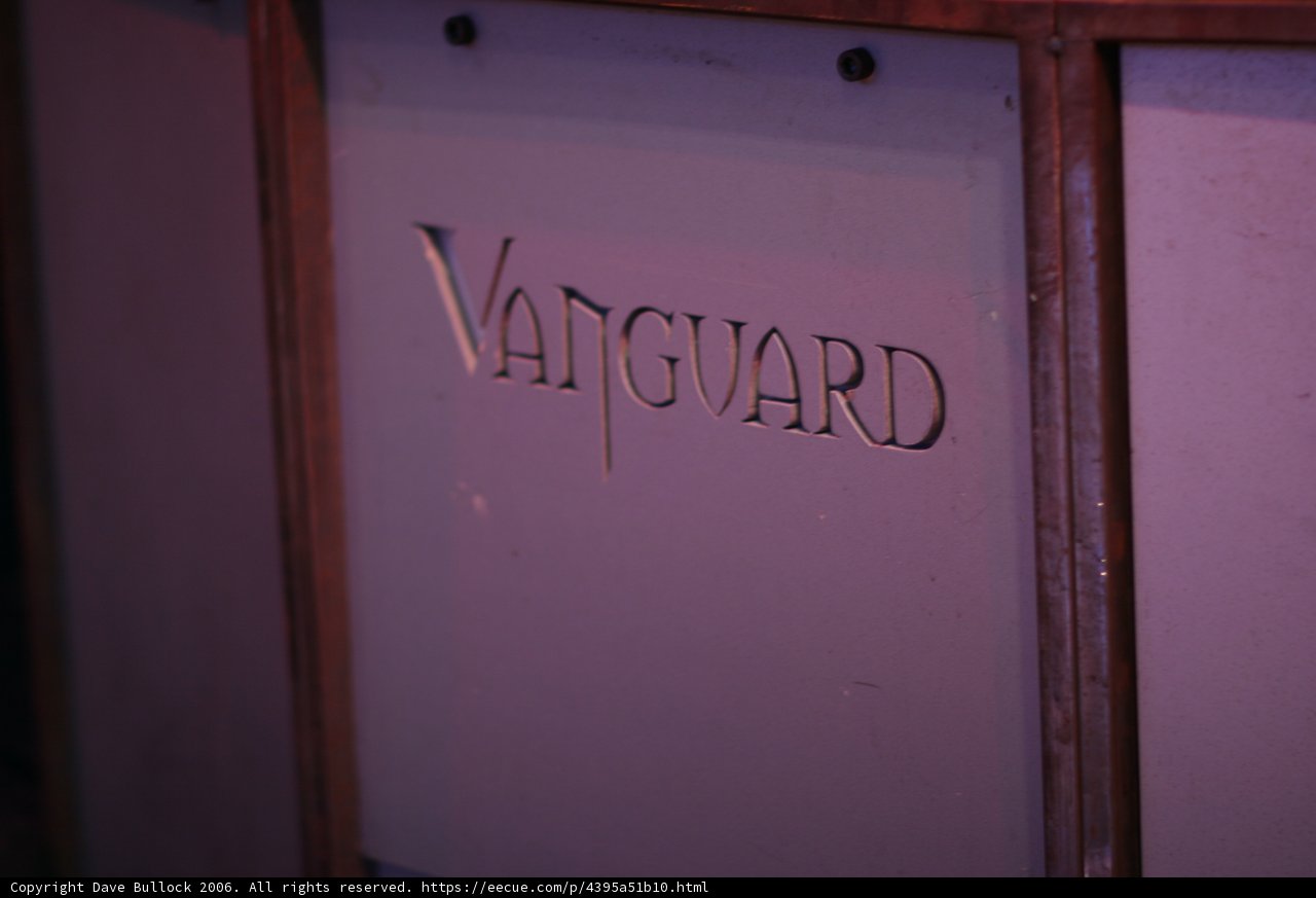 Vanguard Emblem on Door