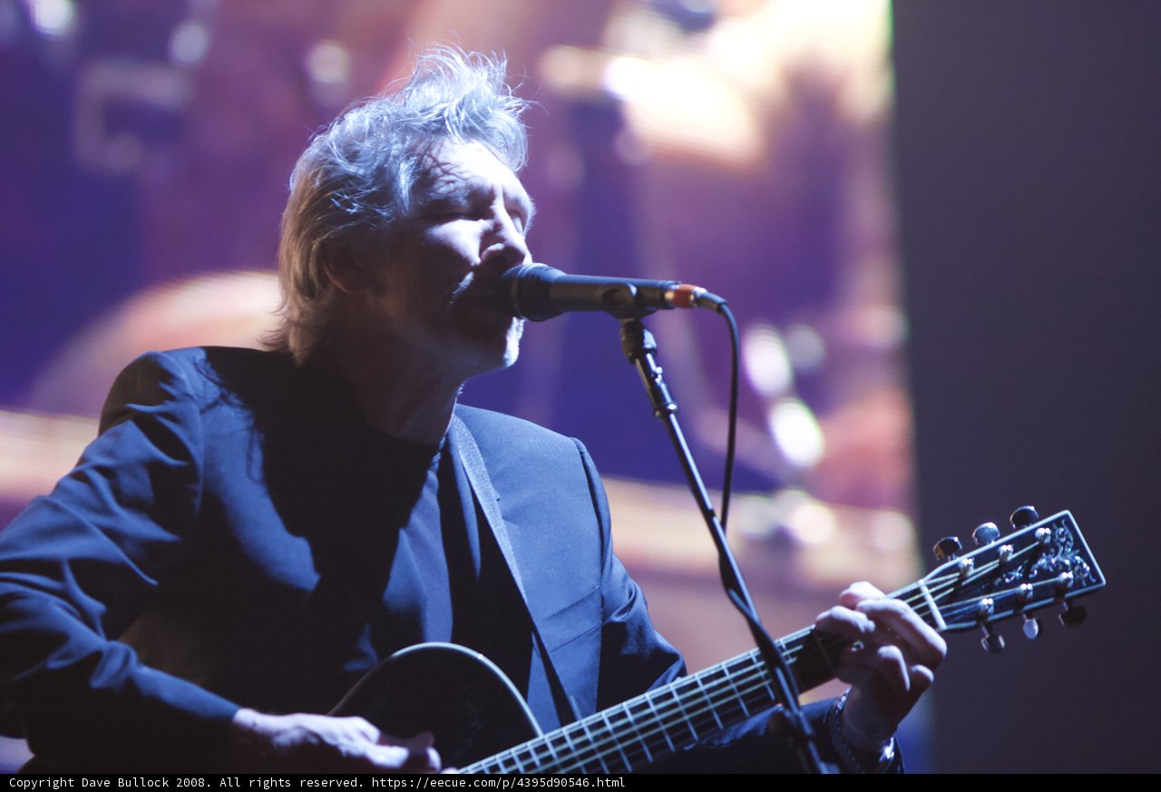 Roger Waters Entertains the Coachella Crowd with Guitar and Mic