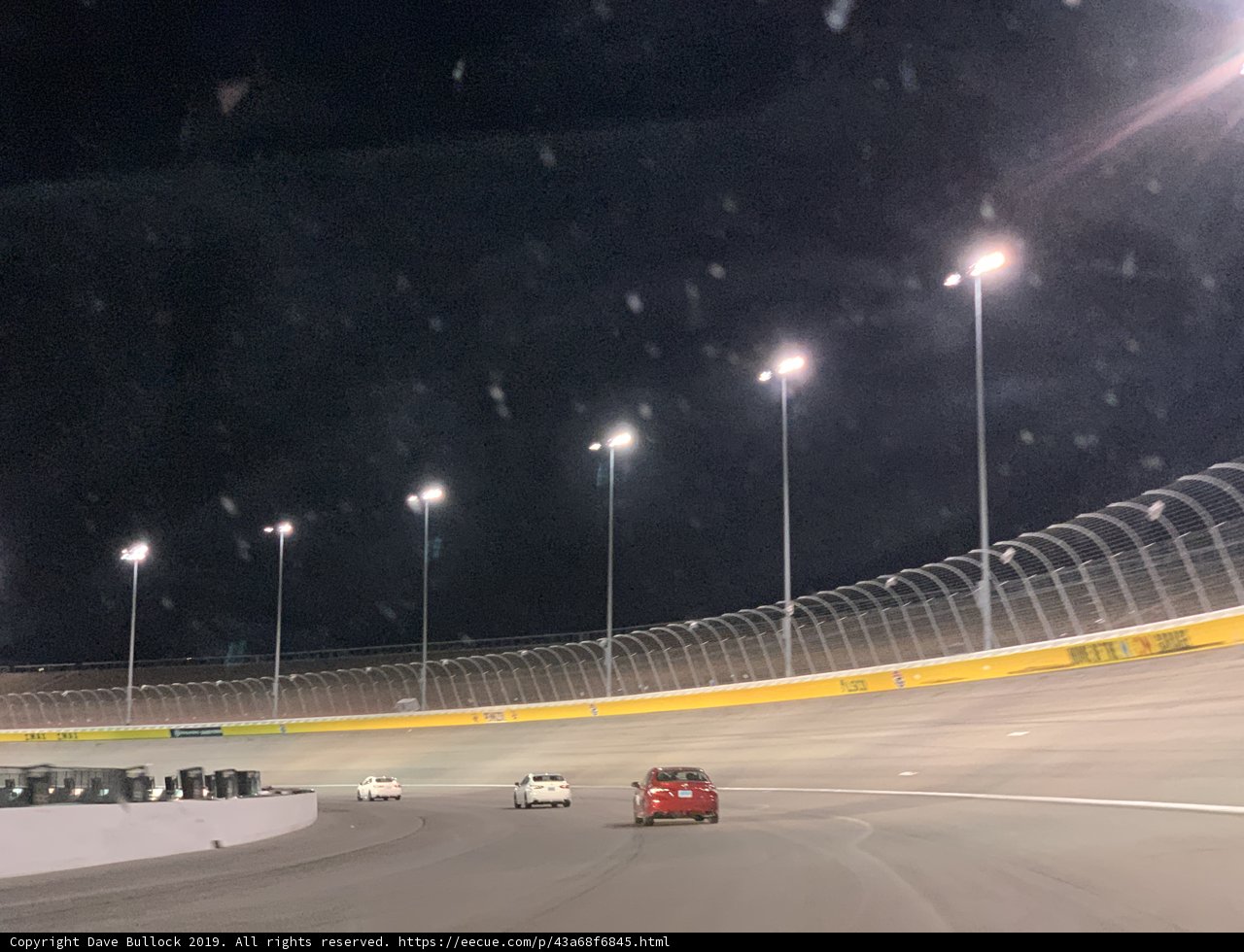 NASCAR Night Racing under the Mojave Sky