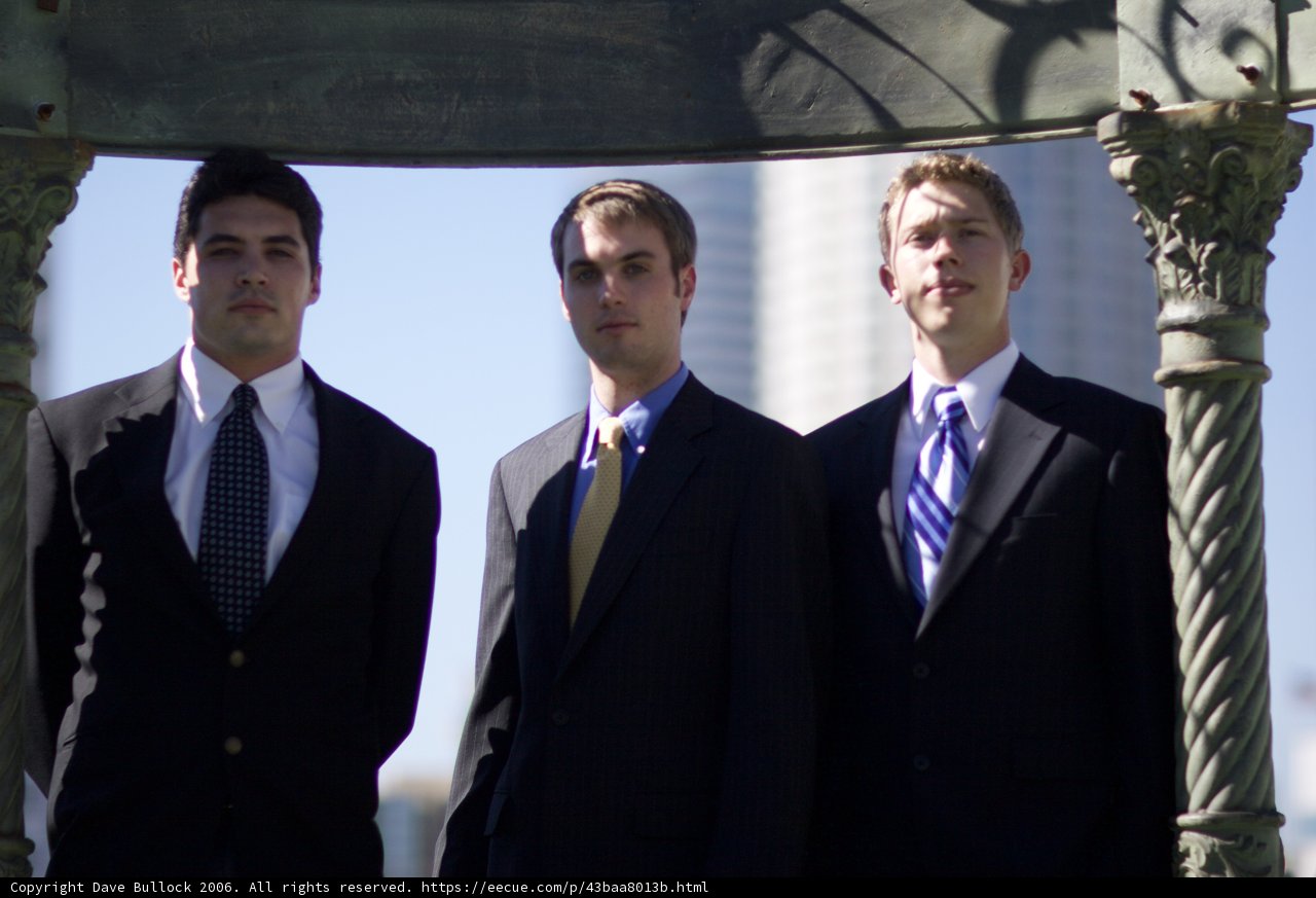 Three Men in Formalwear