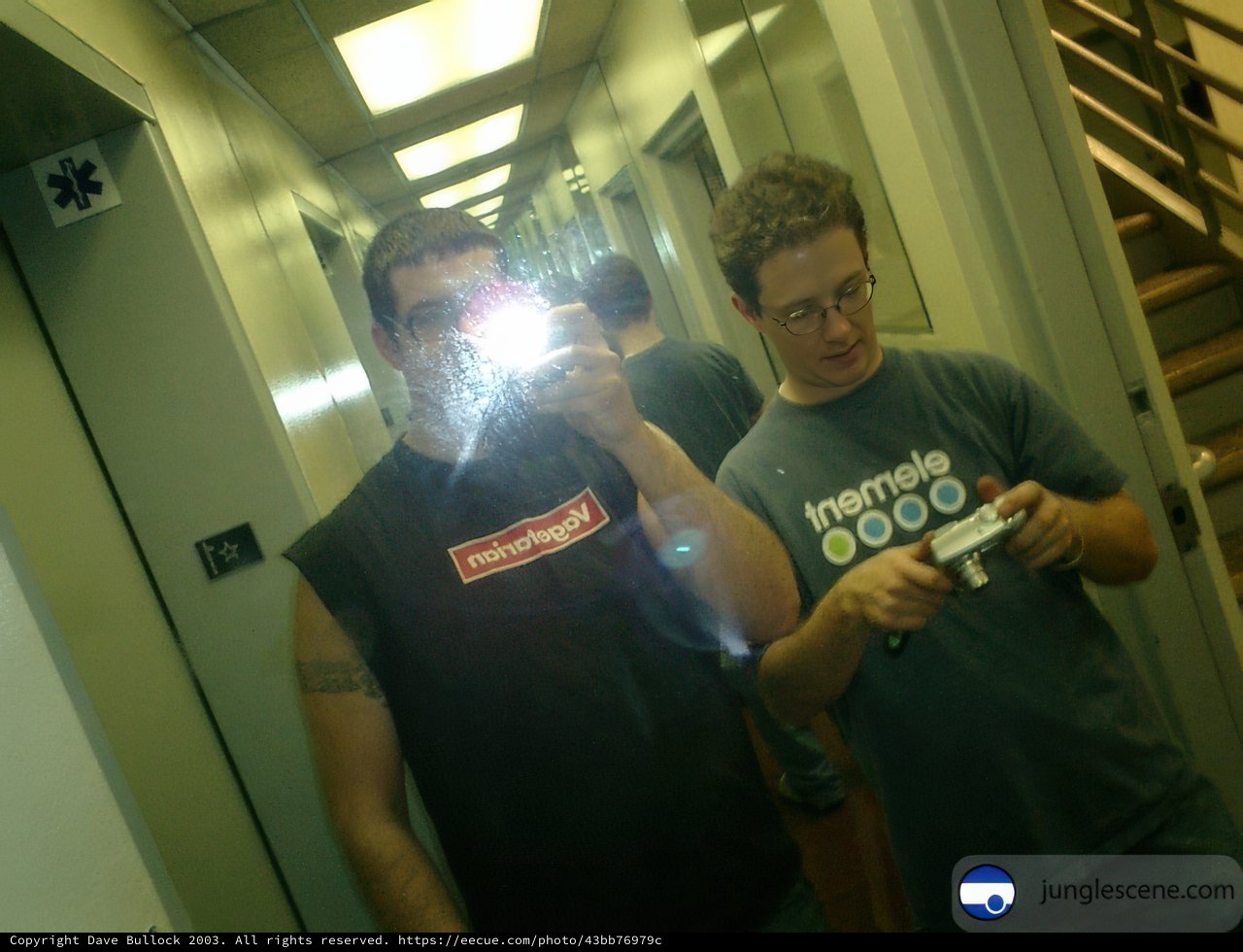 Two Glasses, Two Men, One Selfie
