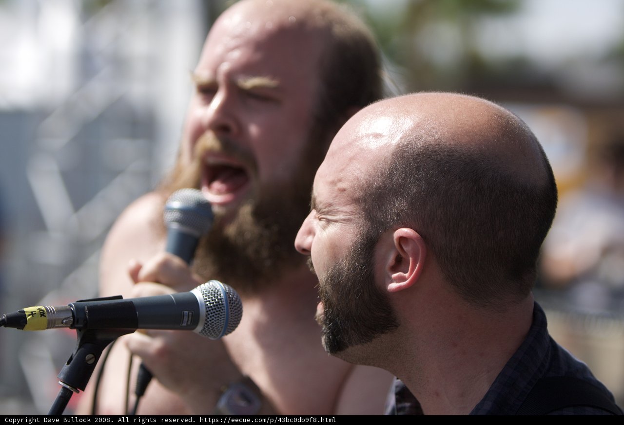 Dynamic Duo Rocking the Stage