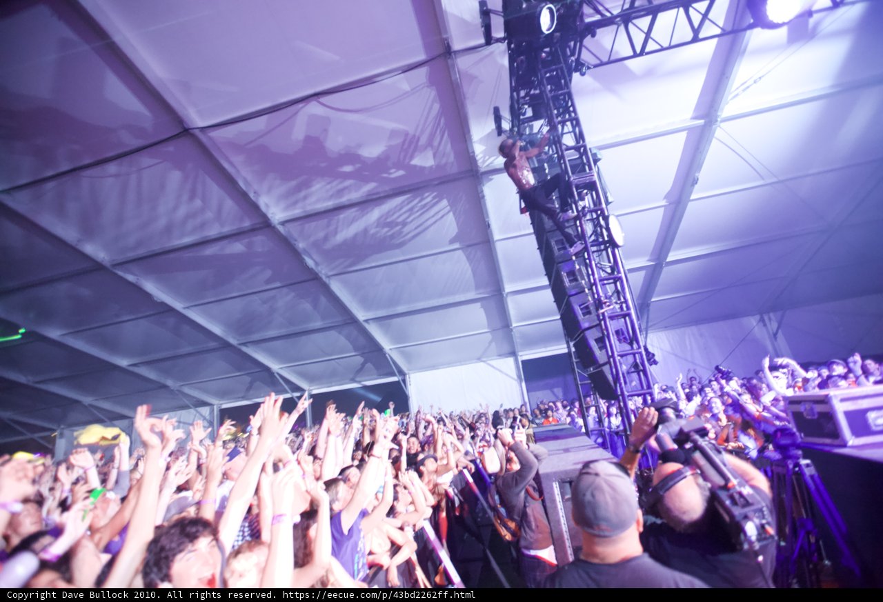 Coachella 2010: Urban Crowd at Saturday Night Performance